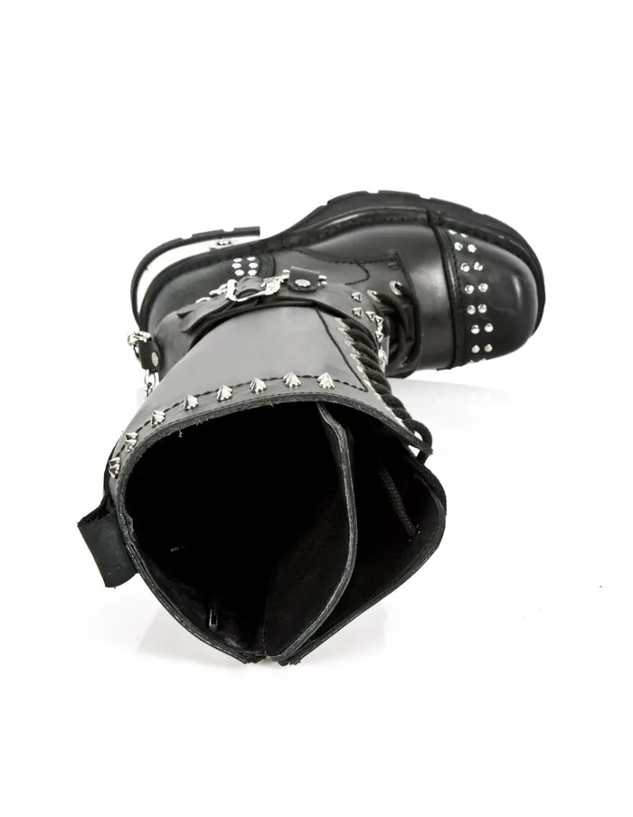 WomenMen High Boot Metallic M1027C1 New Rock Boots