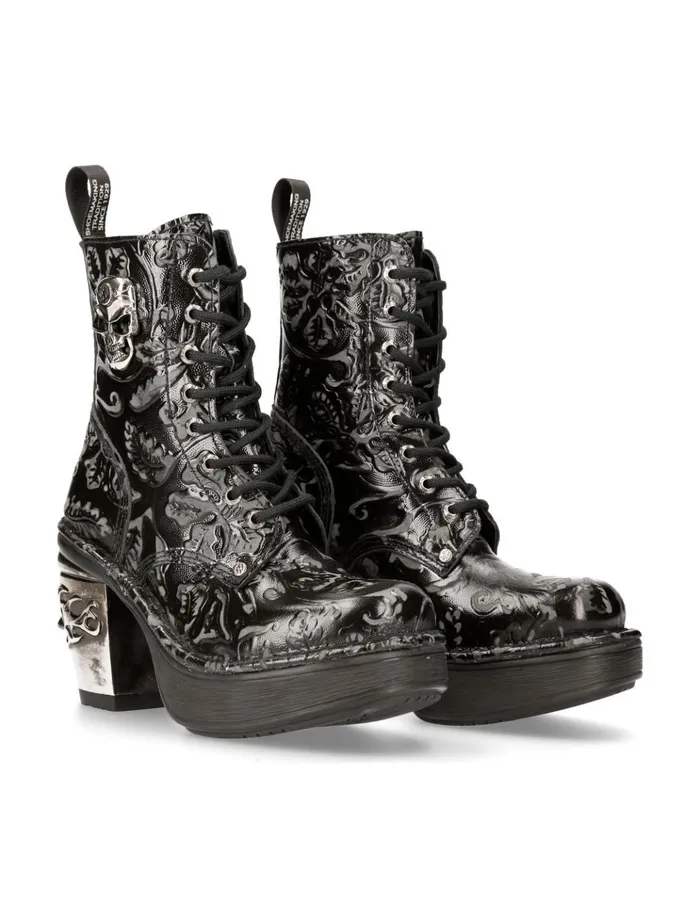 WomenMen Metallic M8358S1 New Rock Boots