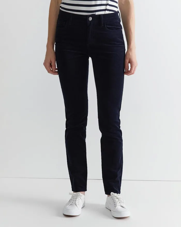 Women Pants Sportscraft Cleo Cord Jean Navy