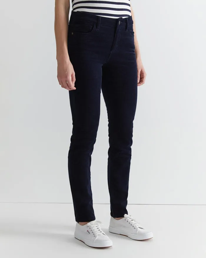 Women Pants Sportscraft Cleo Cord Jean Navy