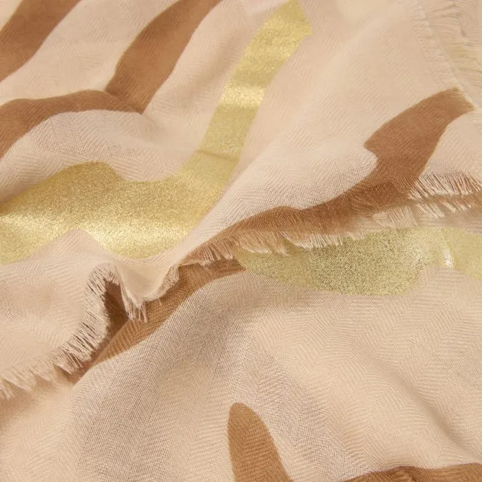 Women Printed Foil Scarf Katie Loxton Scarves and Swear