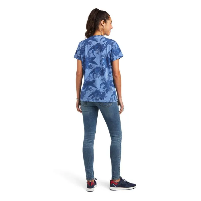 Women REAL Island Tee Island Shadow Print Ariat TShirts and Tops Women REAL Island Tee Island Shadow Print Ariat TShirts and Tops