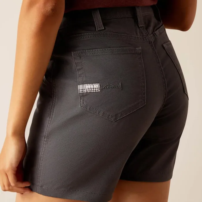 Women Rebar PR Made Tough 6034 Short Rebar Grey Ariat Pants and Shorts Women Rebar PR Made Tough 6034 Short Rebar Grey Ariat Pants and Shorts
