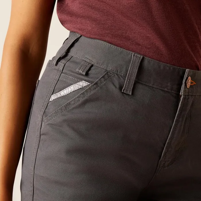 Women Rebar PR Made Tough 6034 Short Rebar Grey Ariat Pants and Shorts Women Rebar PR Made Tough 6034 Short Rebar Grey Ariat Pants and Shorts