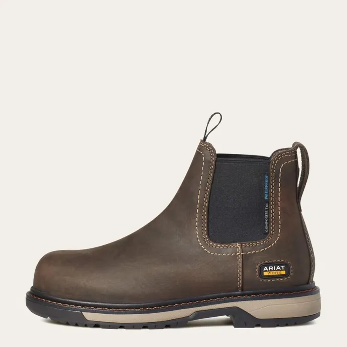 Women Riveter Chelsea CSA Waterproof Composite Toe Work Boot Dark Brown Ariat Chelsea Boots Women Riveter Chelsea CSA Waterproof Composite Toe Work Boot Dark Brown Ariat Chelsea Boots