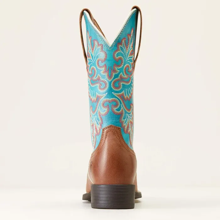 Women Round Up Wide Square Toe StretchFit Western Boot Buff Blonde Ariat Western Boots Women Round Up Wide Square Toe StretchFit Western Boot Buff Blonde Ariat Western Boots