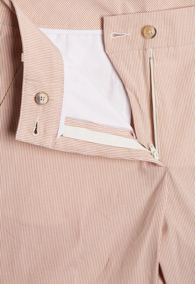 Women Seersucker Trouser Caramel Paul Stuart Bottoms Women Seersucker Trouser Caramel Paul Stuart Bottoms