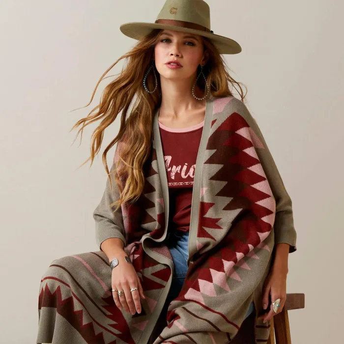Women Serape Style Cardigan Multi Ariat Sweaters and Cardigans Women Serape Style Cardigan Multi Ariat Sweaters and Cardigans