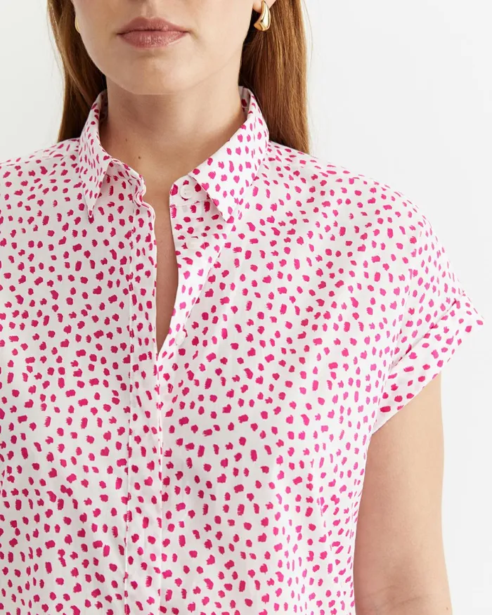 Women Shirts Sportscraft Dashy Lily Voile Shirt Whitepink