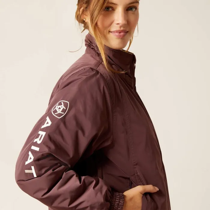 Women Stable Insulated Jacket Huckleberry Ariat Jackets and Vests