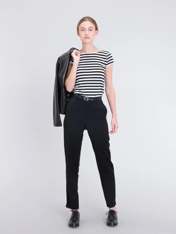 Women TShirts and Tank Tops Agns B White And Black Australie Striped TShirt Women TShirts and Tank Tops Agns B White And Black Australie Striped TShirt