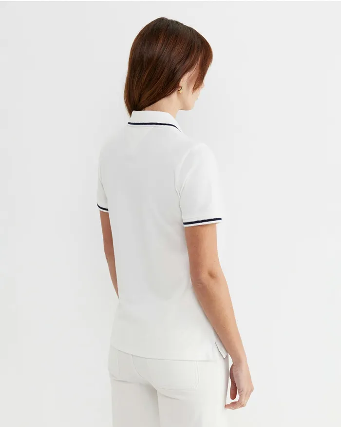 Women Tops and Tees Sportscraft Jodie Pique Polo White