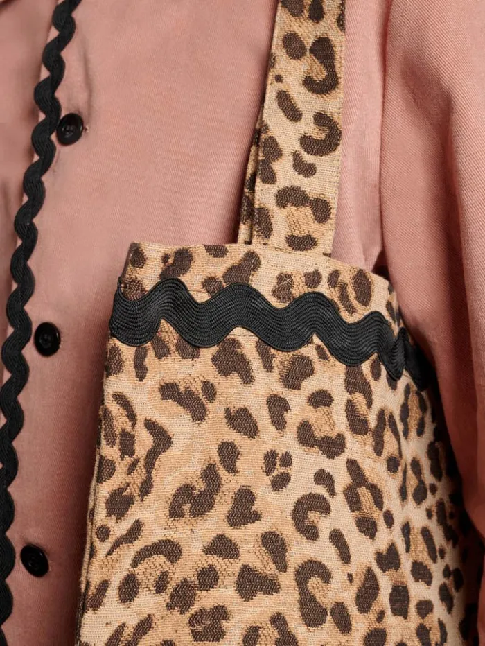Womenswear Accessories Sister Jane Cameron Leopard Tote Bag Bright Leopard