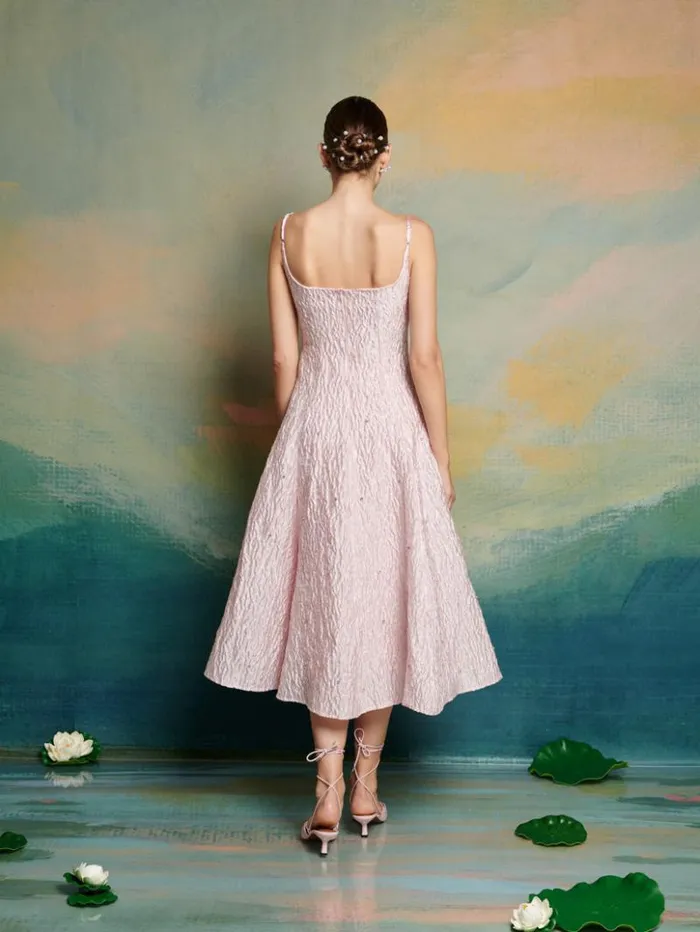 Womenswear Dresses Sister Jane DREAM Ballerina Embellished Midi Dress Rosewater Pink