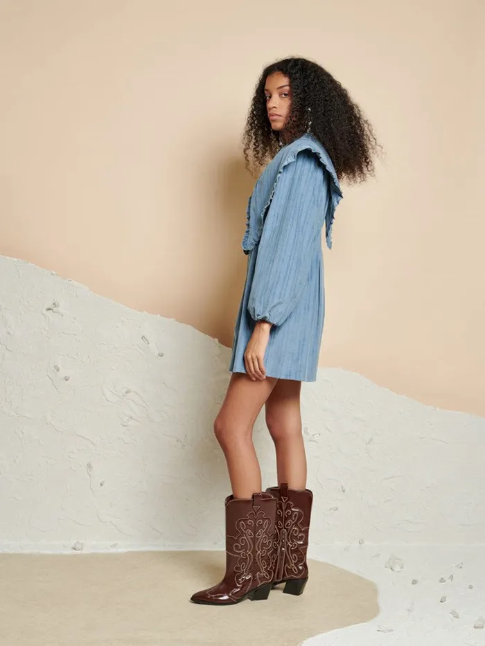 Womenswear Dresses Sister Jane Ghospell Drew Mini Dress Monument Blue