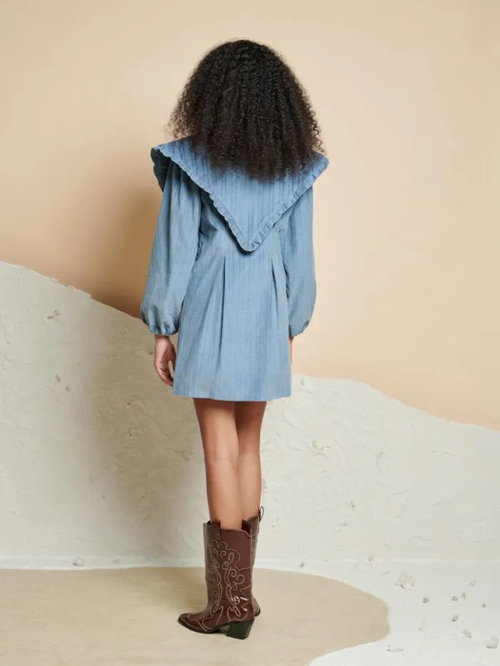 Womenswear Dresses Sister Jane Ghospell Drew Mini Dress Monument Blue