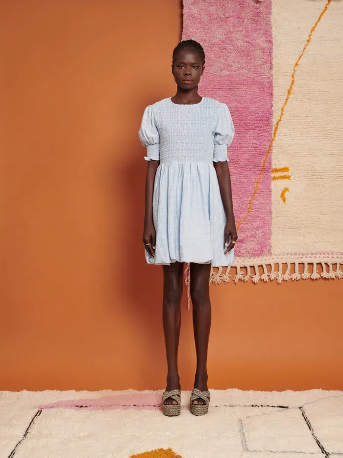 Womenswear Dresses Sister Jane Ghospell Talia Bubble Dress Pale Blue Womenswear Dresses Sister Jane Ghospell Talia Bubble Dress Pale Blue