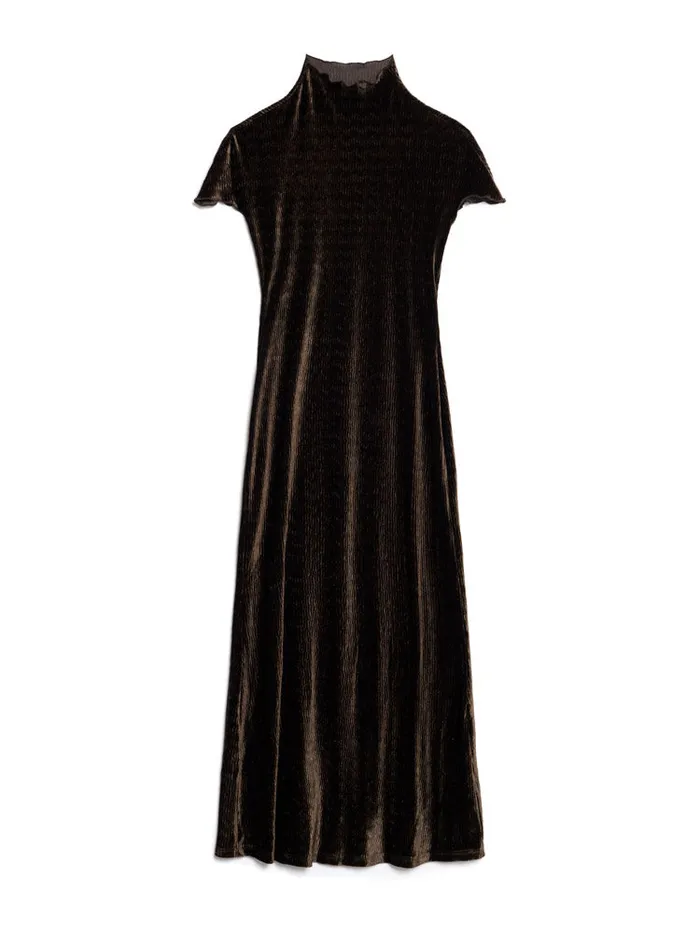 Womenswear Dresses Sister Jane Ghospell Vaila Velvet Maxi Dress Chocolate Brown