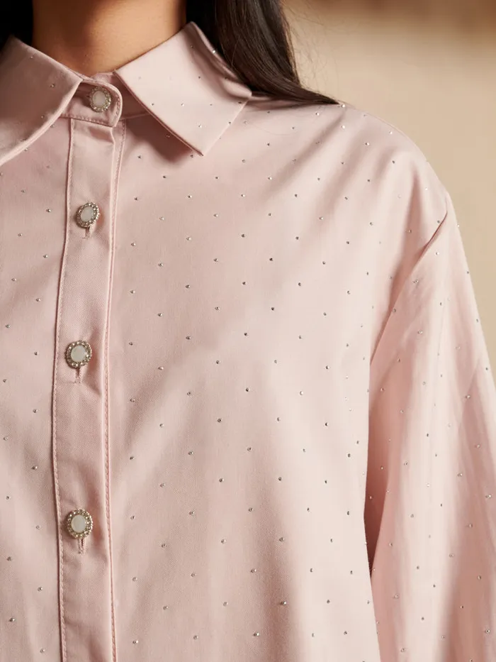 Womenswear Tops Sister Jane Apple Gem Shirt Dusty Pink