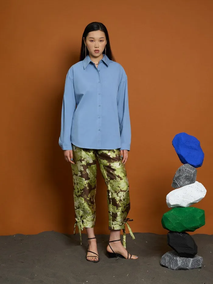 Womenswear Tops Sister Jane Ghospell Astin Eyelet Shirt Stone Blue