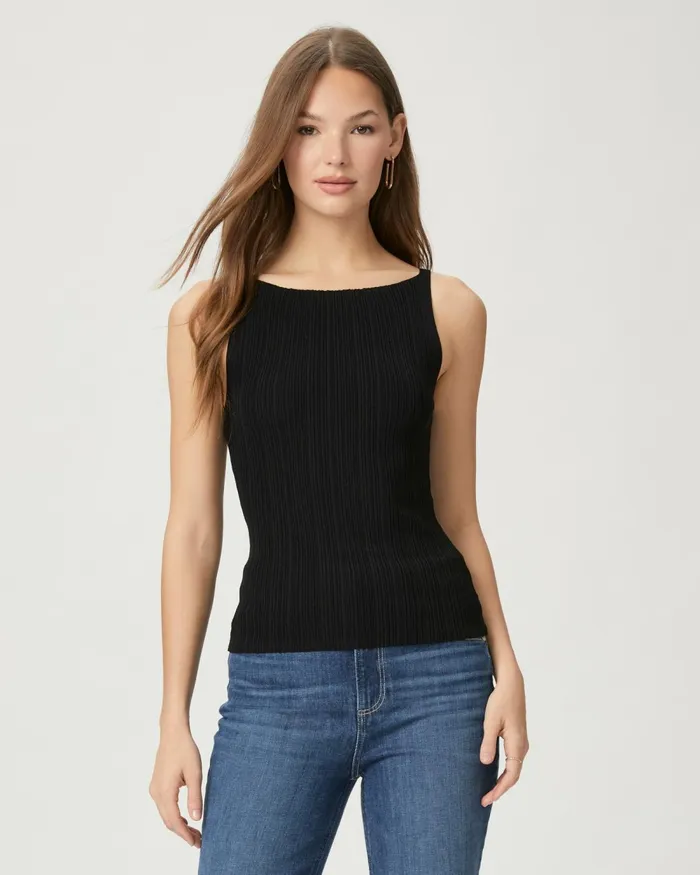 Yuelia Tank 8211 Black Women PAIGE Tees and Tanks